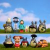11pcs set Studio Ghibli Neighbor Figures Totoro Family Figurines Anime Toys Set Ornament Desk Garden Dolls - Ghibli Germany Store