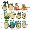 12pcs Studio Ghibli Totoro Mini Resin Action Figures Hayao Miyazaki Miniature Cake Toppers Figurines Dolls Garden 1 - Ghibli Germany Store