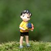 2 Pcs set Kawaii Ponyo on The Cliff Resin Figures Toy Gardening Boy Fish Ornament Action 2 - Ghibli Germany Store