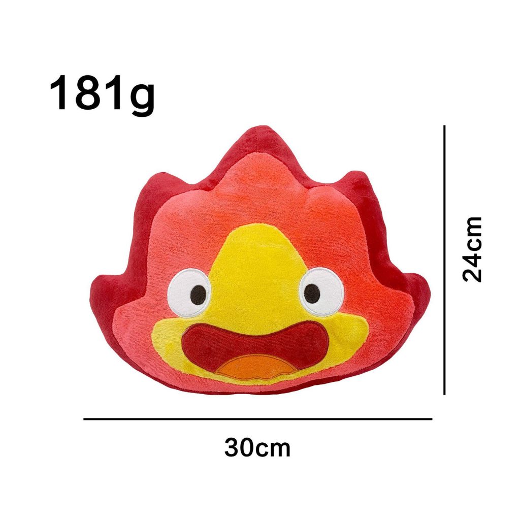 24CM New Calcifer Plush Toys Cartoon Filled Soft Dolls Children Christmas Gifts Home Decorative Toys Wholesale 5 - Ghibli Germany Store