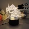 3D Led Lamp Spirited Away No Face Man Totoro Action Figure Nightlight Cute Room Decor Light 10 - Ghibli Germany Store
