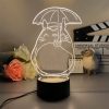 3D Led Lamp Spirited Away No Face Man Totoro Action Figure Nightlight Cute Room Decor Light 12 - Ghibli Germany Store