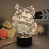 3D Led Lamp Spirited Away No Face Man Totoro Action Figure Nightlight Cute Room Decor Light 8 - Ghibli Germany Store