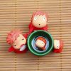 4 Pcs set Kawaii Japan Anime Ponyo on The Cliff Resin Action Figures Gardening Fish Ornament 1 - Ghibli Germany Store