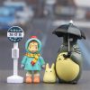 4pcs lot 3 5cm Anime My Neighbor Totoro Action Figure Toy Hayao Miyazaki Mini Garden PVC 1 - Ghibli Germany Store