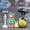 4pcs lot 3 5cm Anime My Neighbor Totoro Action Figure Toy Hayao Miyazaki Mini Garden PVC 4 - Ghibli Germany Store