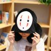 Creative Funny Spirited Away Movie Faceless Man No Face Plush Toy Ghost Kaonashi Stuffed U Shape 4 - Ghibli Germany Store