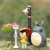 Cute 5PCS Lot Hayao Miyazaki Movie Totoro My Neighbor Anime Action figure Figurine Totoro Decal Toy 1 - Ghibli Germany Store