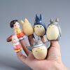 Koteta 1PC Hayao Miyazaki PVC Figurine TOTORO Finger Puppet Anime Model Collectiable Action Figure Kids Birthday - Ghibli Germany Store
