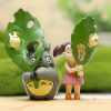 Studio Ghibli Miniatures Japanese Anime Totoro Ornament Miyazaki Fairy Garden Ornament Home Room Decor Cute Mini 1 - Ghibli Germany Store