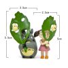 Studio Ghibli Miniatures Japanese Anime Totoro Ornament Miyazaki Fairy Garden Ornament Home Room Decor Cute Mini 5 - Ghibli Germany Store