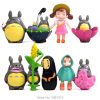 Studio Ghibli Totoro Miniatures PVC Action Figures Spirited Away No Face Man Hayao Miyazaki Mini Figurines 1 - Ghibli Germany Store