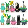 Studio Ghibli Totoro Miniatures PVC Action Figures Spirited Away No Face Man Hayao Miyazaki Mini Figurines 4 - Ghibli Germany Store