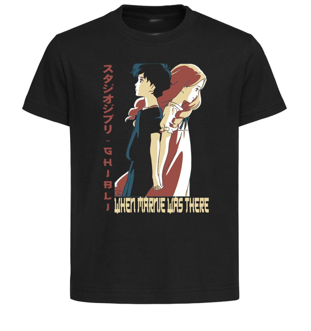 T Shirt Unisex Black Japanese Style Ghibli When Marnie Was There LL3681 43054.1701874155 - Ghibli Germany Store