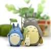 Totoro Japanese Anime 3 5 5cm Mini Tonari no Totoro with Lotus leaf Mini Cartoon Figures 1 - Ghibli Germany Store