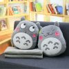 Totoro Plush Pillow Multifunction 3 in 1 Throw Pillow Totoro Hand Warm Pillow Cushion Baby Kids 1 - Ghibli Germany Store