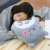 Totoro Plush Pillow Multifunction 3 in 1 Throw Pillow Totoro Hand Warm Pillow Cushion Baby Kids 5 - Ghibli Germany Store
