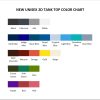 tank top color chart 1 - Ghibli Germany Store