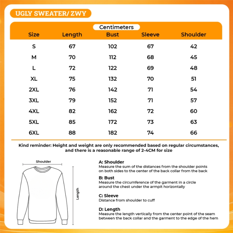 3D UGLY SWEATER - Ghibli Germany Store